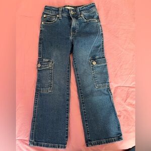 Zara 6 years blue wide leg denim jeans